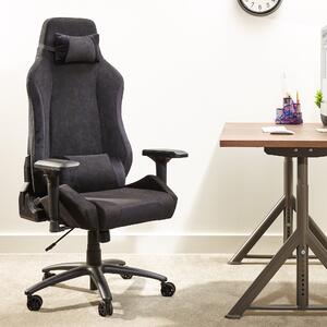X Rocker Messina Deluxe Fabric Office Chair Black