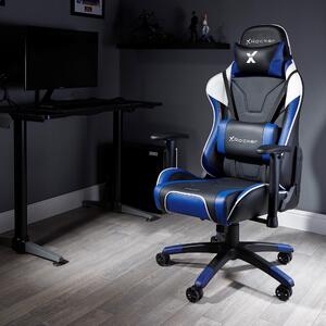 X Rocker Agility Sport Office Gaming Chair Blue