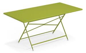 Arc en Ciel Foldable table - / 160 x 80 cm - Steel by Emu Green