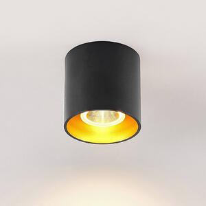 Arcchio Zaki LED ceiling light round black