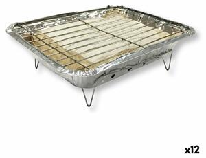Disposable Barbecue Algon instant 24 x 31 x 6 cm (12 Units)