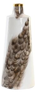 Vase DKD Home Decor Metal Bicoloured Iron 15 x 15 x 37 cm Modern
