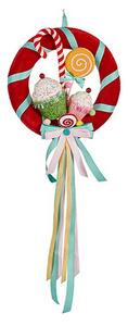 Advent wreathe Multicolour Synthetic (40 x 12 x 42 cm)