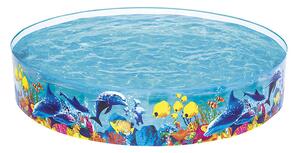 Inflatable Paddling Pool for Children Bestway Navy 244 x 46 cm