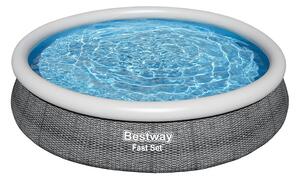 Inflatable pool Bestway Grey 5377 L 366 x 76 cm