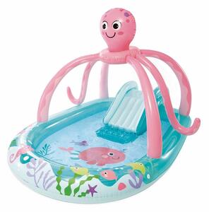 Inflatable Paddling Pool for Children Intex 229 L Octopus 243 x 183 x 150 cm