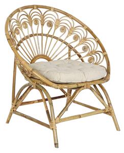 Garden sofa DKD Home Decor White Brown 75 x 50 x 90 cm 80 x 66 x 89 cm 84 x 70 x 90 cm