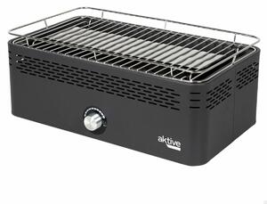 Portable Smokeless Charcoal Barbecue Aktive 45 x 19 x 28 cm