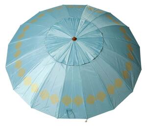 Beach parasol Blue Ø 240 cm SPF50+