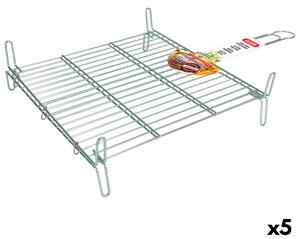Grill Algon Double Galvanised 45 x 45 cm (5 Units)