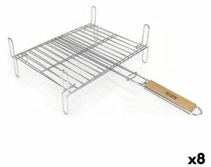 Grill Algon Legs Barbecue 35 x 25 x 14 cm (8 Units)