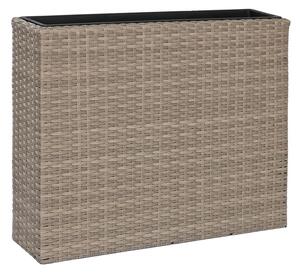 Planter Home ESPRIT polypropylene Rattan 83 x 22 x 65 cm