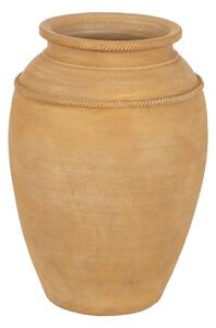 Vase Yellow Ceramic 39 x 39 x 56 cm