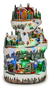 Decoration Train Town 23 x 23 x 39 cm Resin