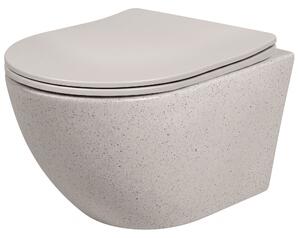 Toilet bowl REA Carlo Mini Rimless Ecru