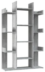 Book Cabinet Grey Sonoma 86x25.5x140 cm Engineered Wood