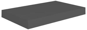 Floating Wall Shelf Black 40x23x3.8 cm MDF