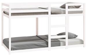 Bunk Bed White 90x190 cm Solid Wood Pine