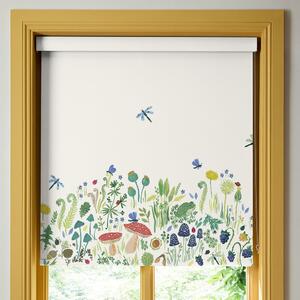Wee Blue Bell Garden Explorer Panel Translucent Made To Measure Roller Blind Spring