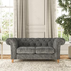 Pimlico Large 2 Seater Sofa Chunky Chenille Charcoal