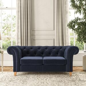 Pimlico Large 2 Seater Sofa House Velvet Luxe Navy