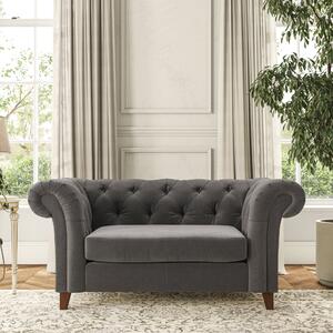 Pimlico Snuggle Chair House Velvet Charcoal