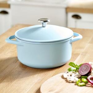 Cast Aluminium 24cm Casserole Blue