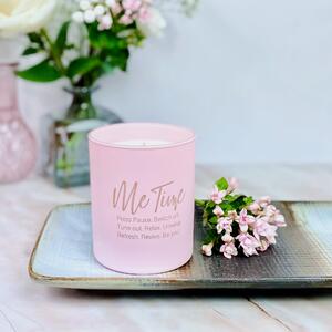 Atelier 38 Me Time Paradise Beach Engraved Candle Pink