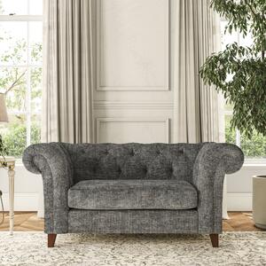 Pimlico Snuggle Chair Chunky Chenille Charcoal