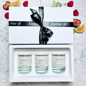 Atelier 38 Set of 3 Fruity & Sweet Candle Gift Set