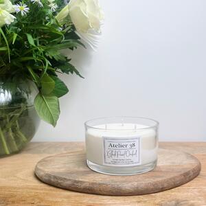 Atelier 38 Black Pearl Orchid Largewick Candle Clear