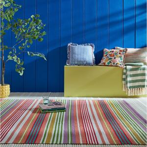 Sophie Robinson Rock Candy Stripe Indoor Outdoor Rug