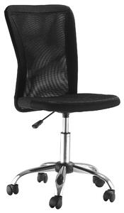 Vinsetto Home Office Mesh Task Chair Ergonomic Armless Mid Back Height Adjustable with Swivel Wheels, Black
