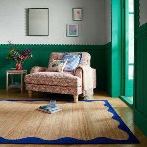 Sophie Robinson Wave Jute Border Rug