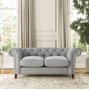 Pimlico Large 2 Seater Sofa Chunky Tonal Weave Silver