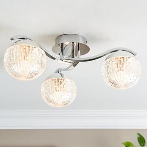 Valence 3 Light Flush Ceiling Light