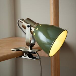 Miley Industrial Plug In Adjustable Clip On Wall Light