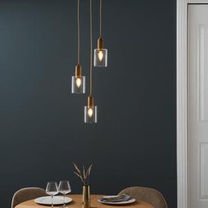 Fara Industrial 3 Light Adjustable Cluster Ceiling Light