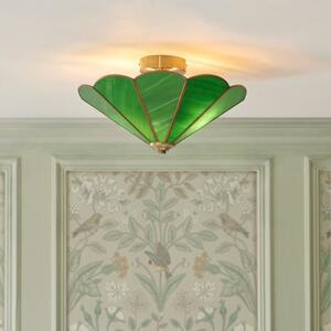 Colette Mid Century 2 Light Flush Ceiling Light