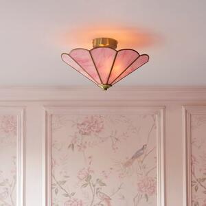 Colette Mid Century 2 Light Flush Ceiling Light