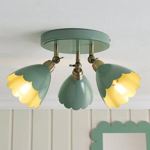 Remi Scalloped 3 Light Adjustable Spotlight