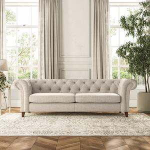 Pimlico 4 Seater Sofa Chunky Tonal Weave Natural