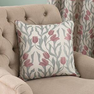 Tulip Jacquard Square Cushion