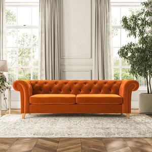 Pimlico 4 Seater Sofa House Velvet Ginger