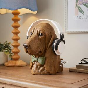 Humphrey Hound Dog Headphone Holder