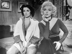 Photography Jane Russell And Marilyn Monroe In, Archive Photos