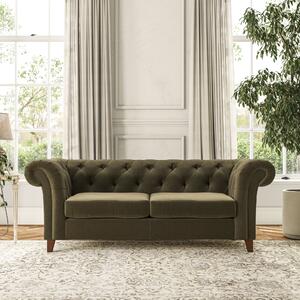 Pimlico 3 Seater Sofa House Velvet Olive