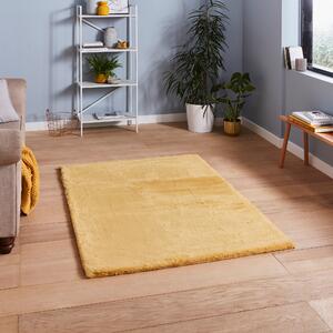 Teddy 120cm x 120cm Circle Rug Yellow