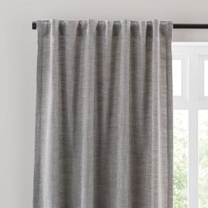 Zia Linen Look Multi Header Unlined Curtains