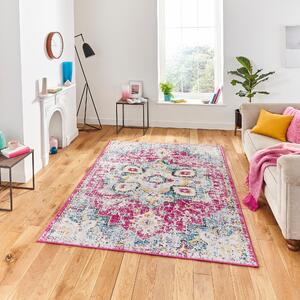 Boston G0532 Rug Fuschia Blue